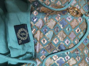 Elegant Sky Blue Sharara Suit