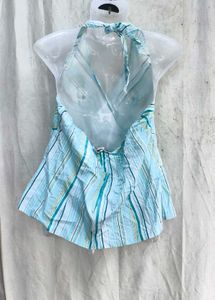 54209. Striped V-Neck Sleeveless Top