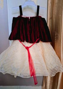 Velvet &amp; Lace Party Dress