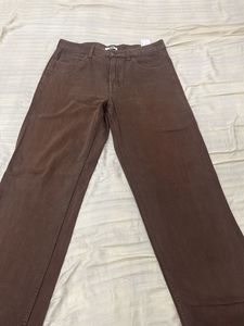Brown Straight Leg Jeans(unisex)