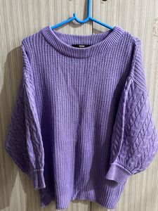 Lavender Sweater Top