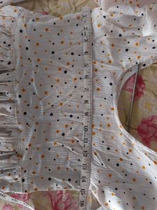WHITE ANARKALI