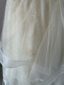 Girls Champagne gold Layered Tulle Gown