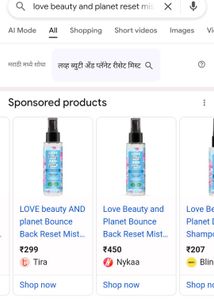 2 Love Beauty and Planet Bounce Back Mists