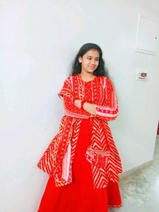 Beautiful Red Ethnic Kurta Set
