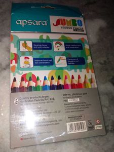 Apsara Jumbo Colour Pencils (12 Shades)