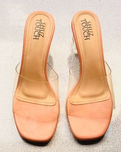 Shuz Touch Clear Heels - Trendy Style