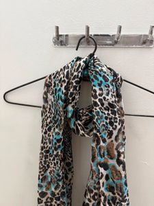 Gothic Leopard Print Scarf