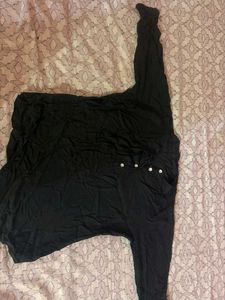 Black Ethnic Kurta