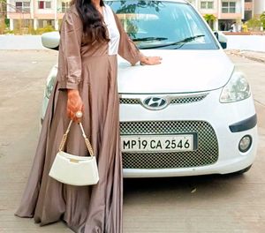 Unique Two-Tone Maxi Dress