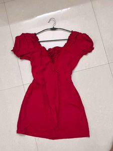 savana red mini dress