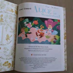 Walt Disney's Alice in Wonderland Little Golden Bo