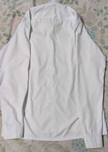 Classic White Men's Long Sleeve Shirt