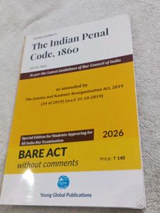 Indian Penal Code, 1860 - Bare Act