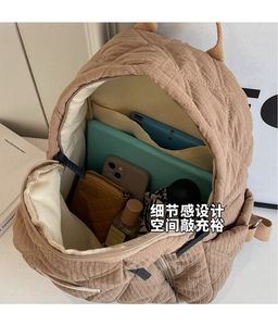 Quilted Corduroy Backpack