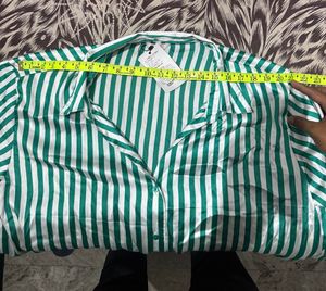 Chic Striped Button-Up Blouse