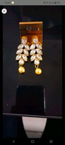 Blue Stone Necklace Set with Earrings