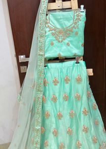 Brand New Mint Green Lehenga Choli