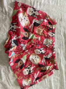 Dog Print Pajama Shorts