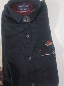 Classic Black Men's Casual Shirt