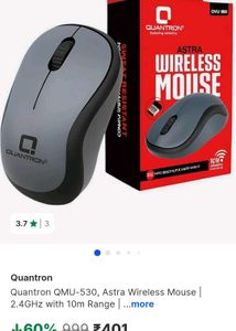 Quantron Wireless Mouse new with tag