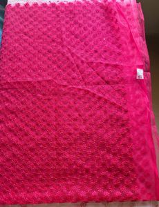 Magenta  Embroidered blouse  Material 1.25 meter