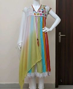 Colorful Striped Kurta set