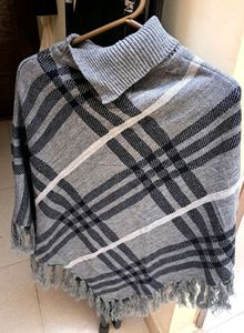 Set Of 2 Woolen Ponchos For Sale.
