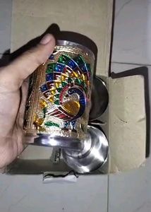 New Steel Glass With Design