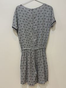 Cute Bird Print Romper