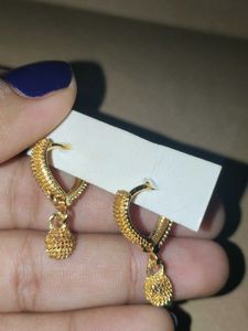 Elegant Gold-Plated Drop Earrings