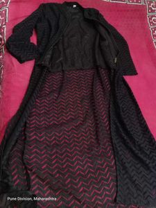 Elegant Black Kurta Set with Jacket