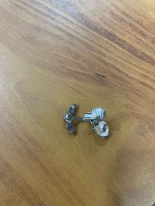 Heart Charm fake Belly Ring