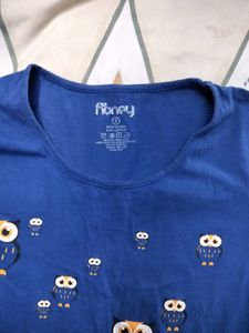 Cute Owl Print Tee
