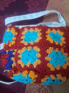 Handmade Crochet Crossbody Bag