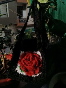 Handmade Crochet Shoulder Bag