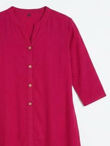 Vibrant Pink Kurta/ Long Kurta