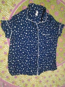 Cozy Star Print Top