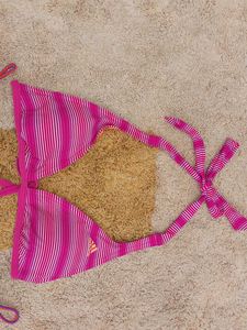 Adidas Striped Bikini Set