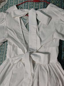 Elegant White Midi Dress