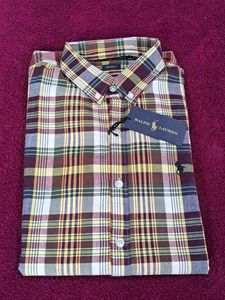 Ralph Lauren Custom Fit Plaid Shirt