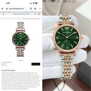 Emporio Armani Watch - Elegant Green Dial
