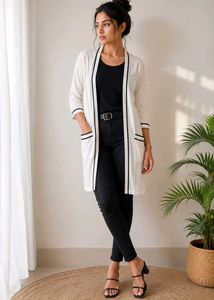 Women’s Casual Monochrome Contrast