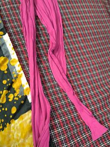 Combo Of miss T Orange Cotton Leggings Xl And Pink