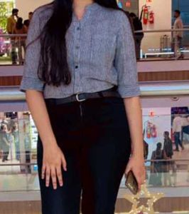 Stylish Striped Button-Up Shirt