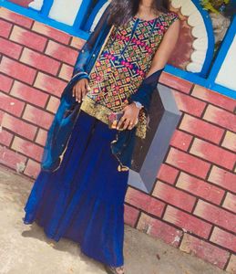 Sarara Set With Dupatta