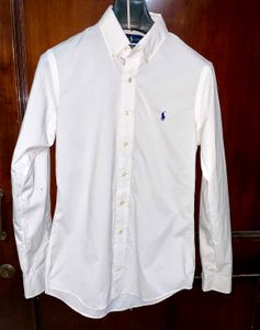Classic White Polo Ralph Lauren Shirt