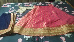 fix rate lahenga choli with chiffon dupatta