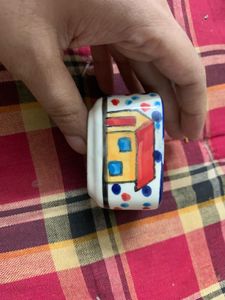 5 -Painted Ceramic Showpiece