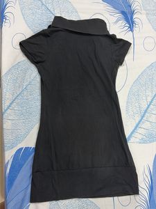 Chic Black Button-Up Top